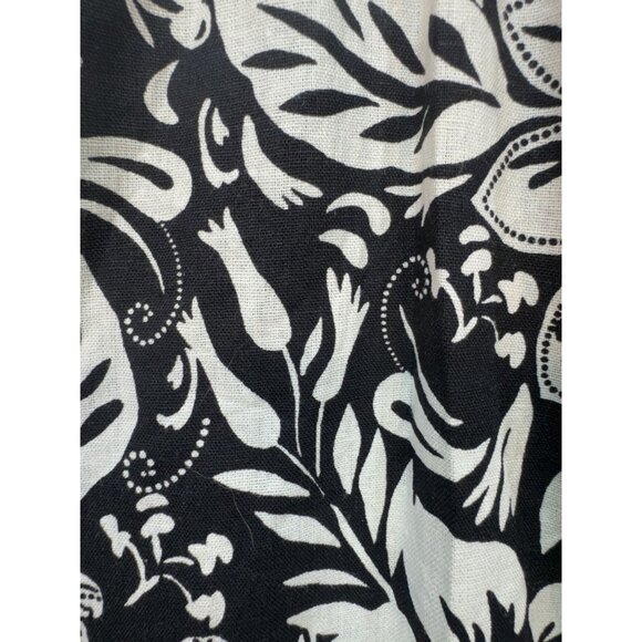 Maggy London Womens Buckle Halter Midi Dress Size 12 Black Floral Couture NWT - Picture 9 of 16